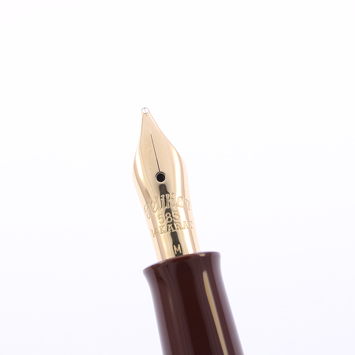 中古)Pelikan ペリカン 万年筆 M101N トータスシェルブラウン M（商品