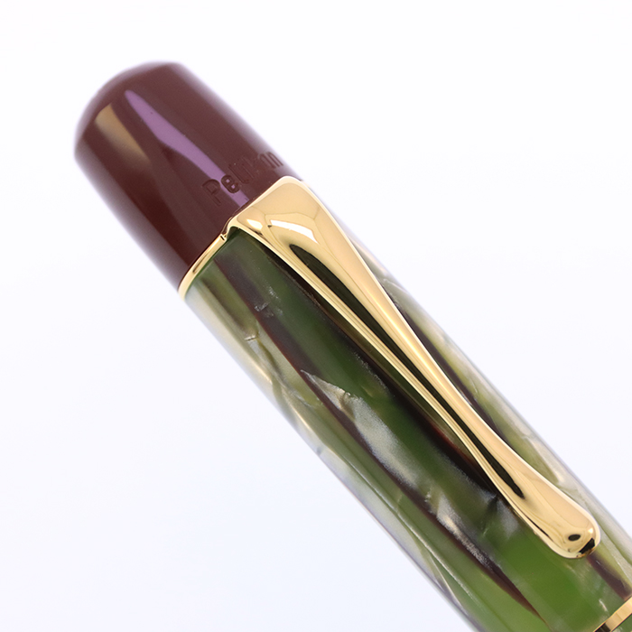 中古)Pelikan ペリカン 万年筆 M101N トータスシェルブラウン M（商品