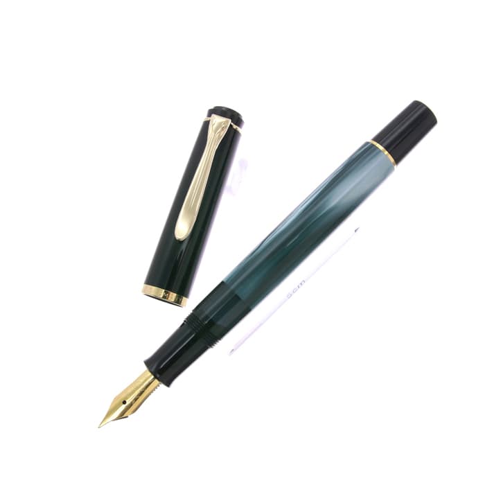 Pelikan ペリカン万年筆 クラシックEF マーブルグリーン 【公式通販】