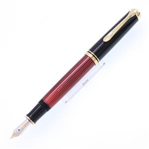 Pelikan ペリカン 万年筆 スーベレーン M600 レッドストライプ F メイン