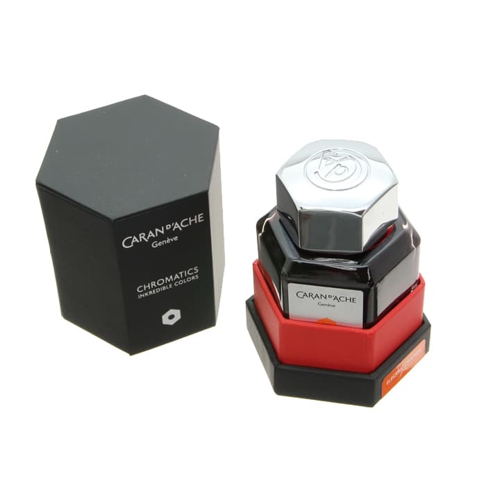 新品)CARAN d'ACHE カランダッシュ ボトルインク エレクトリック