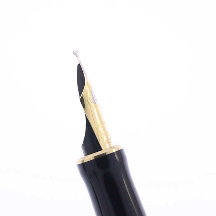 中古)PARKER パーカー 万年筆 デュオフォールド パール&ブラックGT