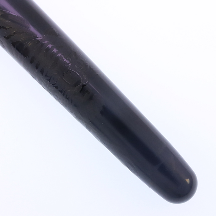 中古)PLATINUM プラチナ 万年筆 #3776 漆黒 闇鋭竹虎王図 太字（商品ID