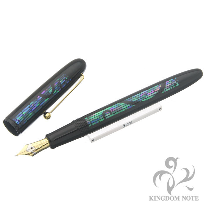 PILOT 万年筆 Namiki 漆　キャップレス　螺鈿ブラック　ペン種F 楽天市場】Namiki高級万年筆 漆・漆黒（大型） ペン種：M FNF