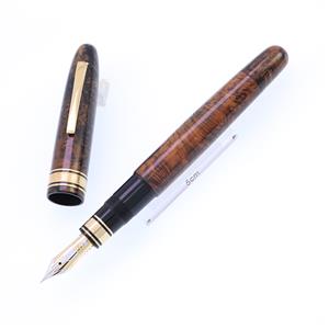 OMAS オマス 万年筆 A.M.87コレクション ブライヤーウッド エバーグリーン M メイン