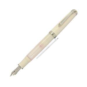 Pelikan ペリカン 万年筆 スーベレーン M605 ホワイトストライプ EF メイン