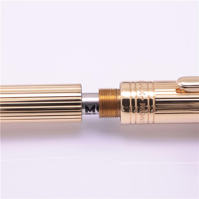 MONTBLANC - ※未使用に近い保管品！稀少度の高い総金張りSライン最高峰No2147★モンブラン 未使用に近い保管品！稀少度の高い総金張りSライン最高峰No2147