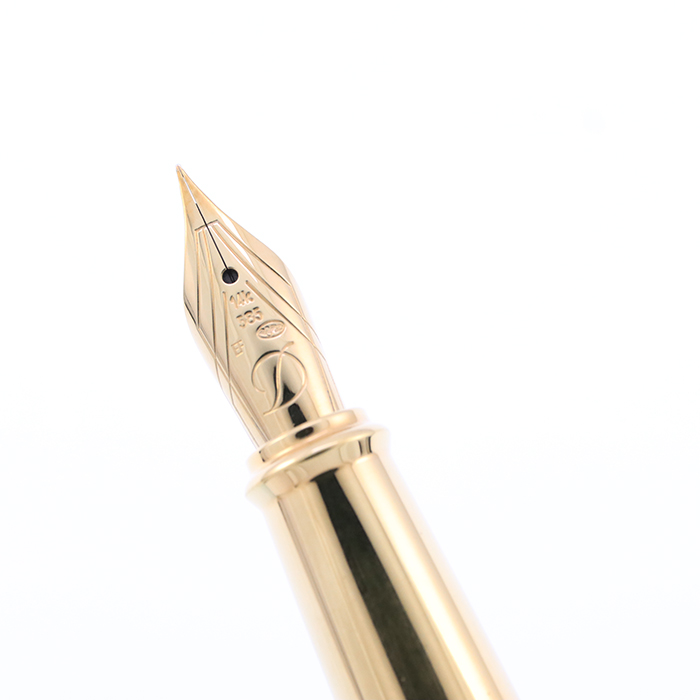 ★希少925刻印★デュポン万年筆 ゴールドラインモデル 高級筆記具 詳細ページ | 万年筆 ボールペンなど高級筆記具の販売・買取