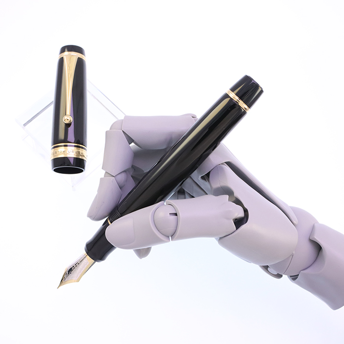 中古)PILOT パイロット 万年筆 カスタム URUSHI 漆黒 中細字