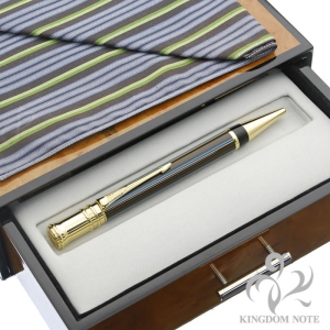 PARKER パーカー ボールペン デュオフォールド ピンストライプ チョコレート メイン