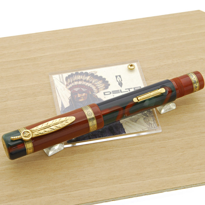 極美品デルタ万年筆 限定1492本 少数民族シリーズ ネイティブアメリカン1KS 詳細ページ | 万年筆 ボールペンなど高級筆記具の販売・買取