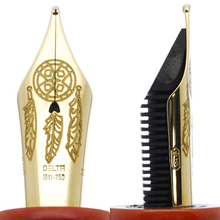 極美品デルタ万年筆 限定1492本 少数民族シリーズ ネイティブアメリカン1KS 極美品デルタ万年筆 限定1492本 少数民族シリーズ ネイティブ