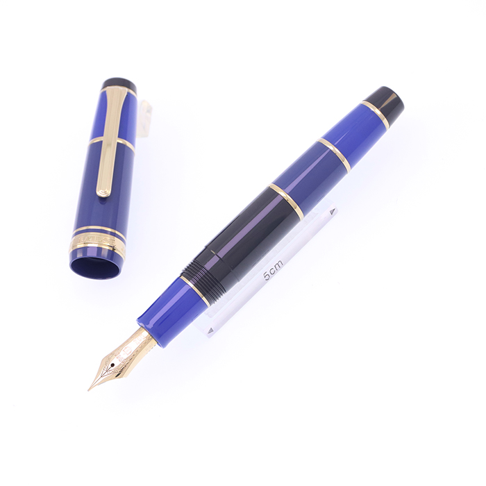 中古)SAILOR セーラー 万年筆 ミルコロール ブルー 中細字（商品ID
