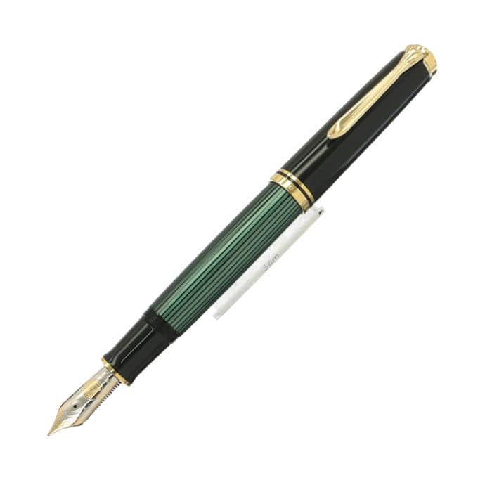 新品)Pelikan ペリカン 万年筆 スーベレーン M1000 グリーンストライプ