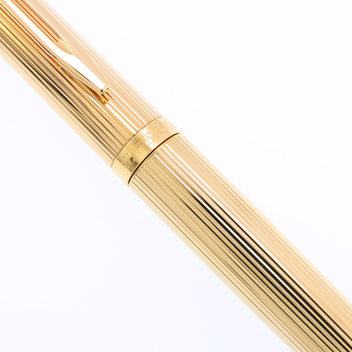 ☆ウォーターマン プレファス ゴールドプレート 万年筆 中古)WATERMAN ウォーターマン 万年筆 プレファス ゴールドプレート F