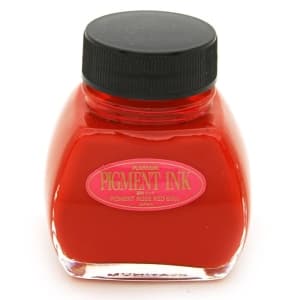 PLATINUM プラチナ ボトルインク ピグメント(顔料) ローズレッド 60cc メイン