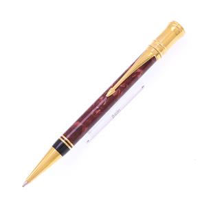 ボールペン デュオフォールド マーブルレッド