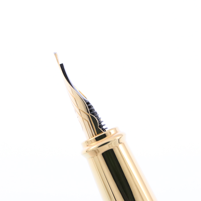 エス・テー・デュポン「ラインD ボールペン　ラージ 純正漆(ブラウンゴールド)」 エス・テー・デュポン「ラインD ボールペン ラージ 純正漆