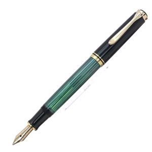 Pelikan ペリカン 万年筆 スーベレーン M400 緑縞 OBB [研磨/ペン先#500] メイン