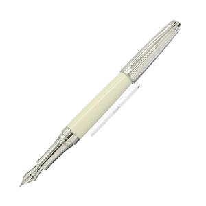 CARAN d'ACHE カランダッシュ 万年筆 レマンコレクション バイカラー ホワイト B [研磨] メイン
