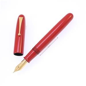 万年筆 ナミキ ウルシコレクション 朱 リング無しモデル 中字