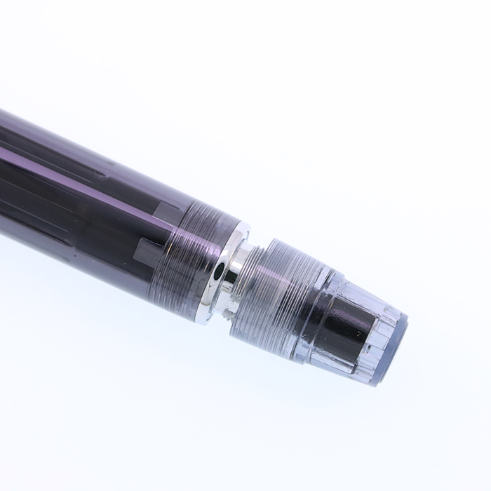 中古)PILOT パイロット 万年筆 カスタム ヘリテイジ92 透明ブラック 中