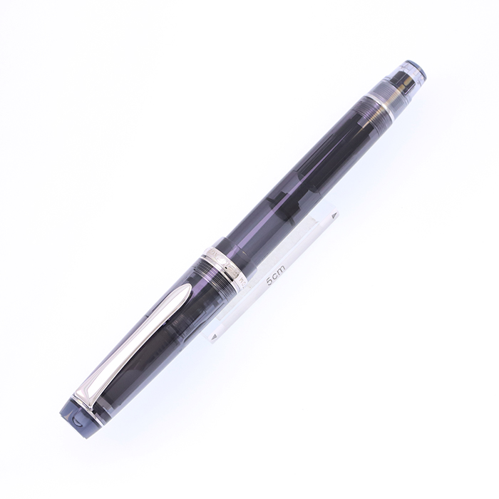 中古)PILOT パイロット 万年筆 カスタム ヘリテイジ92 透明ブラック 中