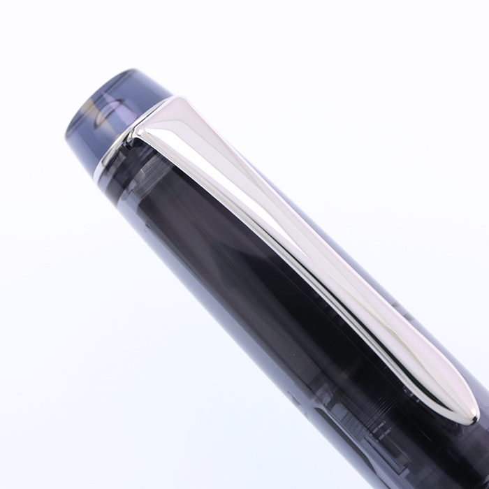 中古)PILOT パイロット 万年筆 カスタム ヘリテイジ92 透明ブラック 中
