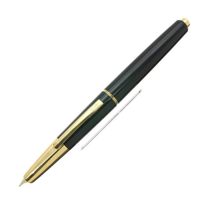 PILOT パイロットキャップレス　ノック式　万年筆　ペン先14K パイロットペンキャップレス万年筆18 14kゴールドペン先
