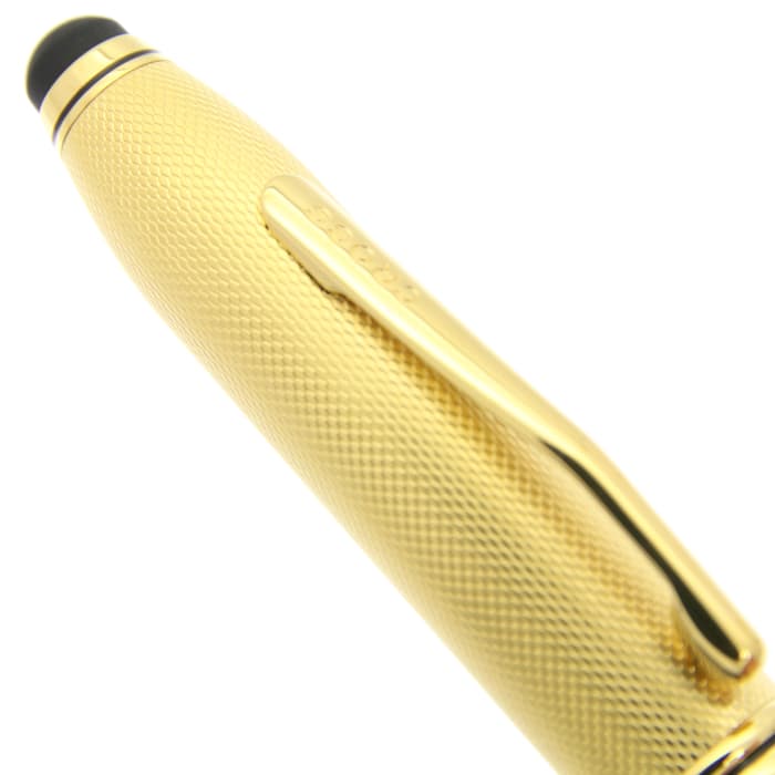 クロス　タウンゼント　スタイラス　ブラッシュト23Kゴールドプレート CROSS（クロス） 万年筆 タウンゼント スタイラス 23金ゴールド