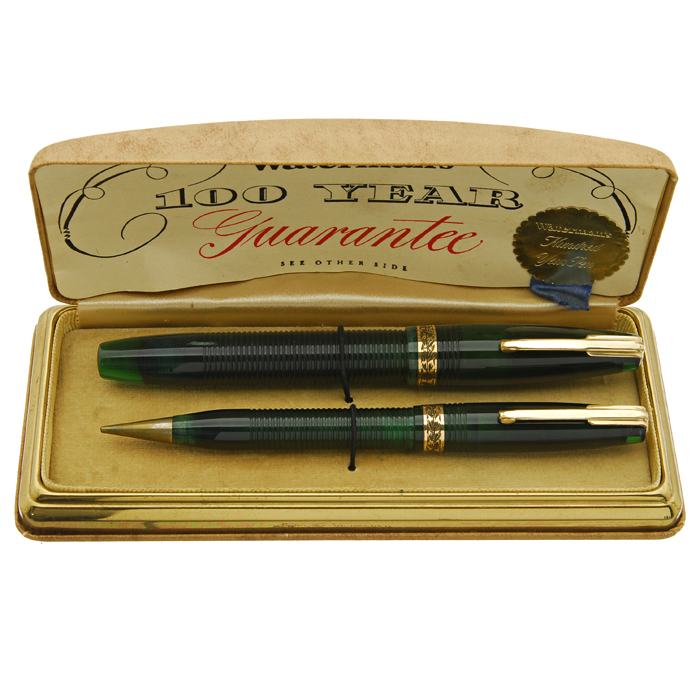WATERMAN 緑色 万年筆 専用ケース付き 詳細ページ | 万年筆 ボールペンなど高級筆記具の販売・買取