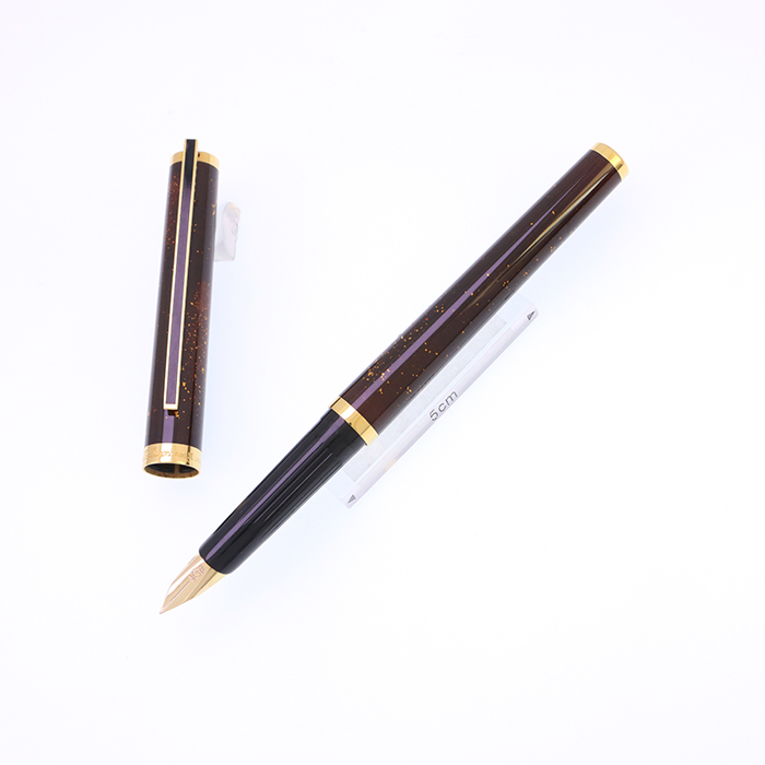 中古)S.T.Dupont エス・テー・デュポン 万年筆 クラシック 純正漆 星雲