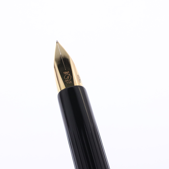 中古)S.T.Dupont エス・テー・デュポン 万年筆 クラシック 純正漆 星雲