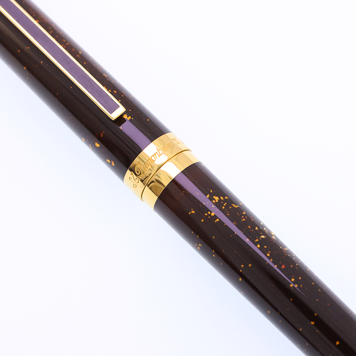 中古)S.T.Dupont エス・テー・デュポン 万年筆 クラシック 純正漆 星雲
