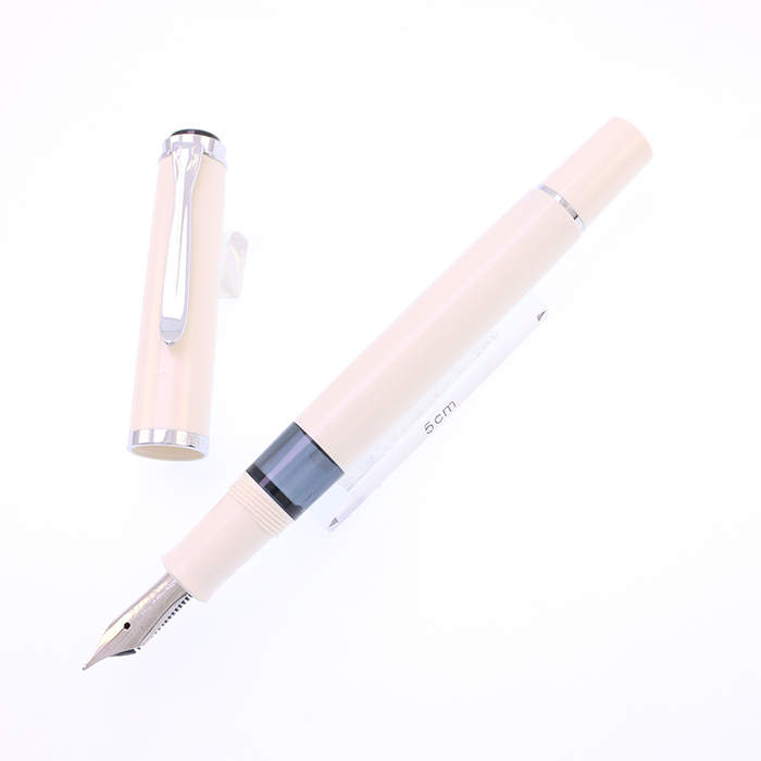 中古)Pelikan ペリカン 万年筆 クラシック M205 ホワイト F（商品ID