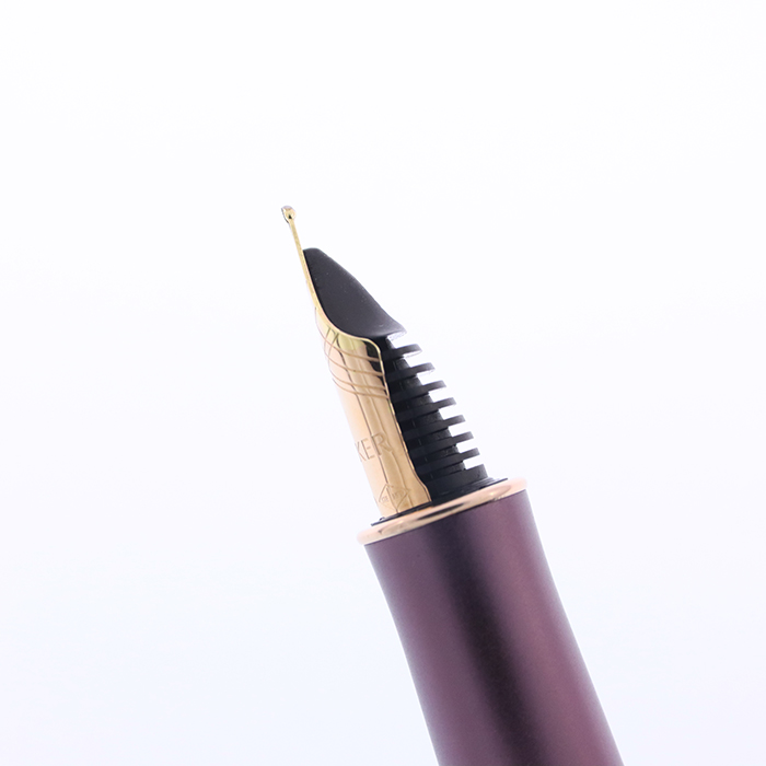 中古)PARKER パーカー 万年筆 ソネット プレミアム パープルシズレPGT