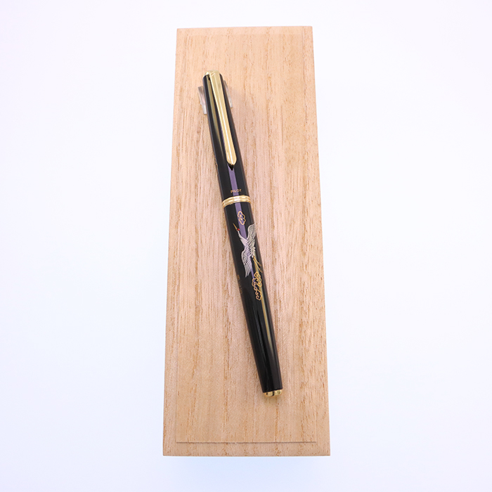 中古)PILOT パイロット 万年筆 平蒔絵 鶴 14K/中字（商品ID