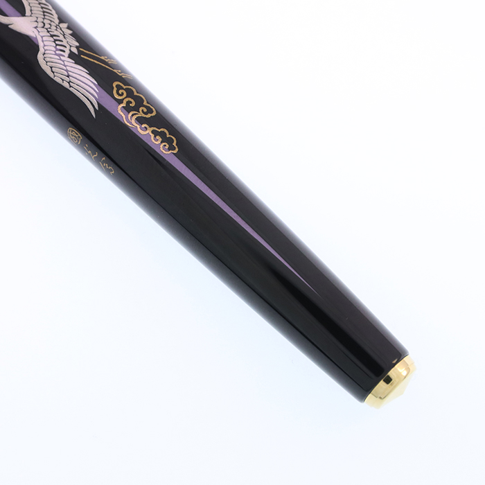 中古)PILOT パイロット 万年筆 平蒔絵 鶴 14K/中字（商品ID
