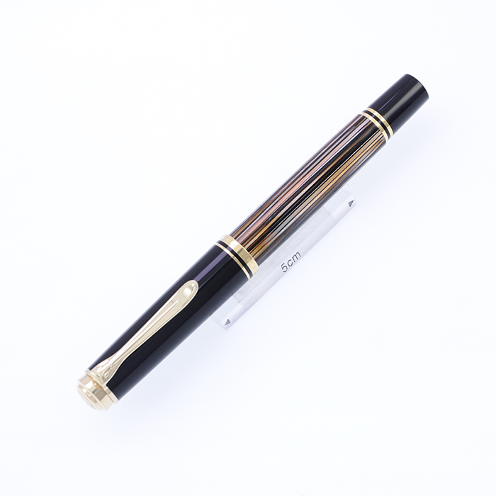 Pelikan ペリカン 万年筆 スーベレーン M400 茶縞 EF