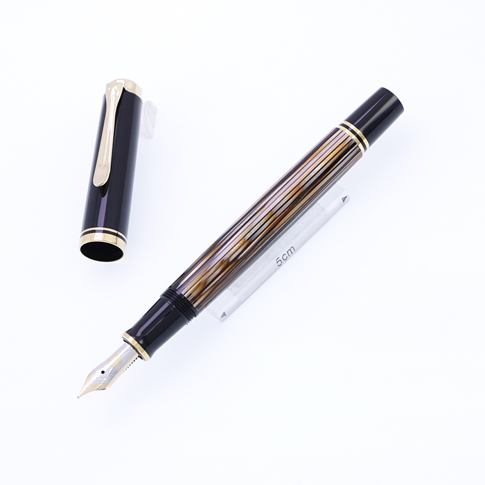 Pelikan ペリカン 万年筆 スーベレーン M400 茶縞 EF