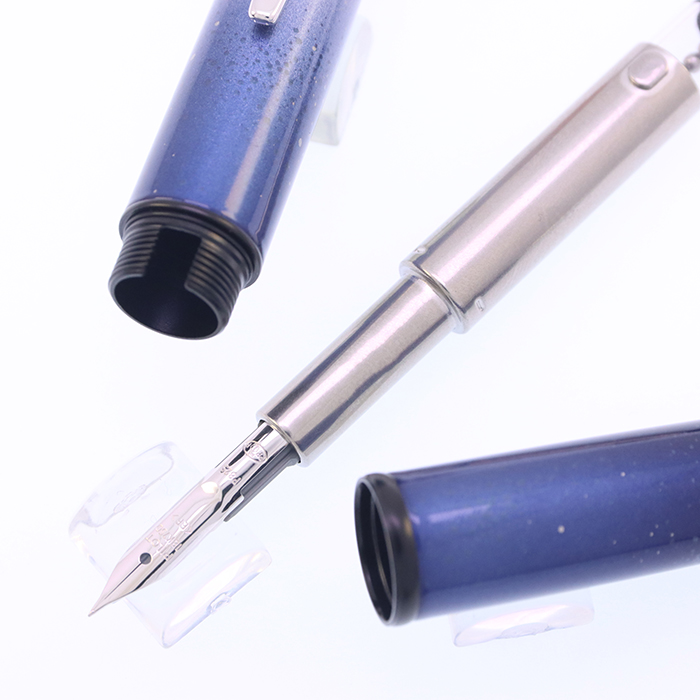 中古)PILOT パイロット 万年筆 限定 キャップレス デシモ 20th 極細字