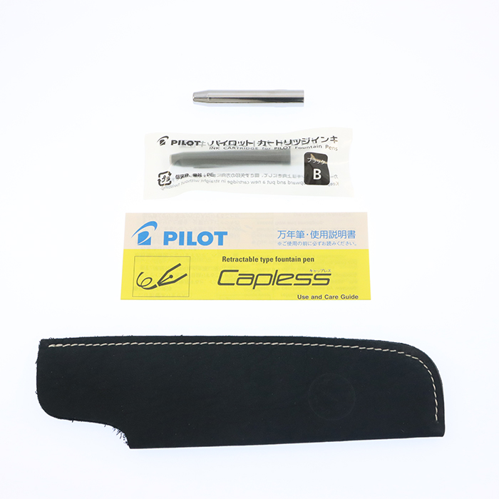中古)PILOT パイロット 万年筆 限定 キャップレス デシモ 20th 極細字