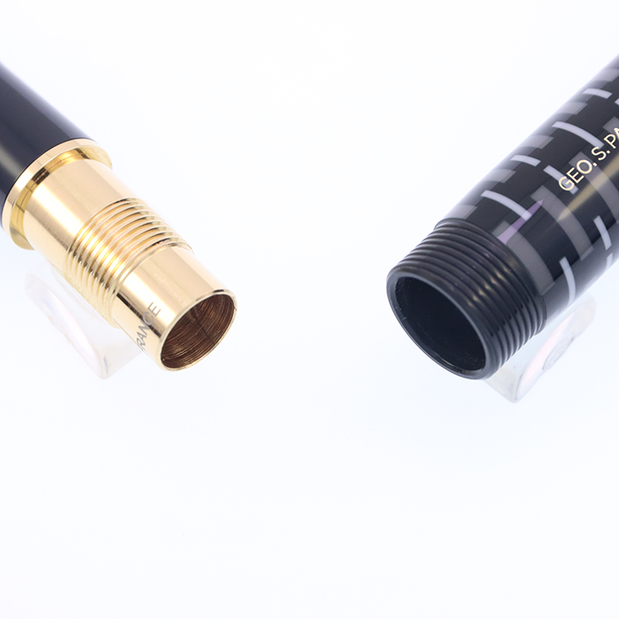 中古)PARKER パーカー 万年筆 デュオフォールド100 ブラックGT