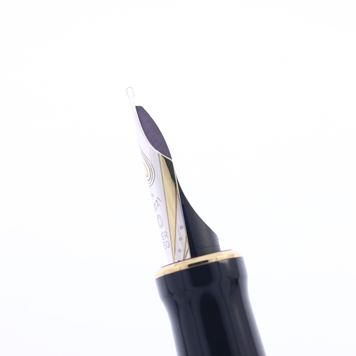 中古)PARKER パーカー 万年筆 デュオフォールド100 ブラックGT