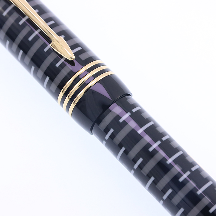 中古)PARKER パーカー 万年筆 デュオフォールド100 ブラックGT