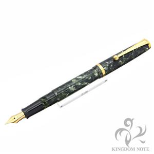 KATOSEISAKUSHO カトウセイサクショ 万年筆 セルロイド バラフグリーン 14K/中字 メイン