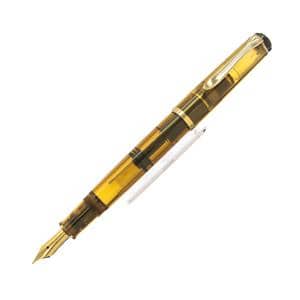 Pelikan ペリカン 万年筆 トラディショナル M200 スケルトン アンバー B メイン