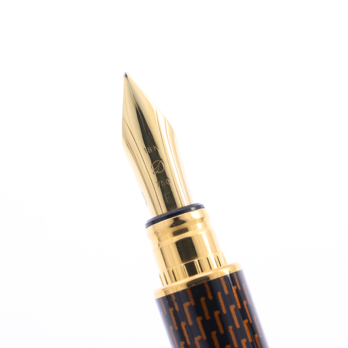 最高級のスーパー 中古)S.T.Dupont エス・テー・デュポン ギャツビー 万年筆 筆記具