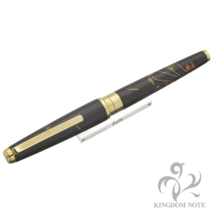 SAILOR セーラー 万年筆 木軸黒檀高蒔絵 蜻蛉 23K/中字 (特殊研磨) メイン