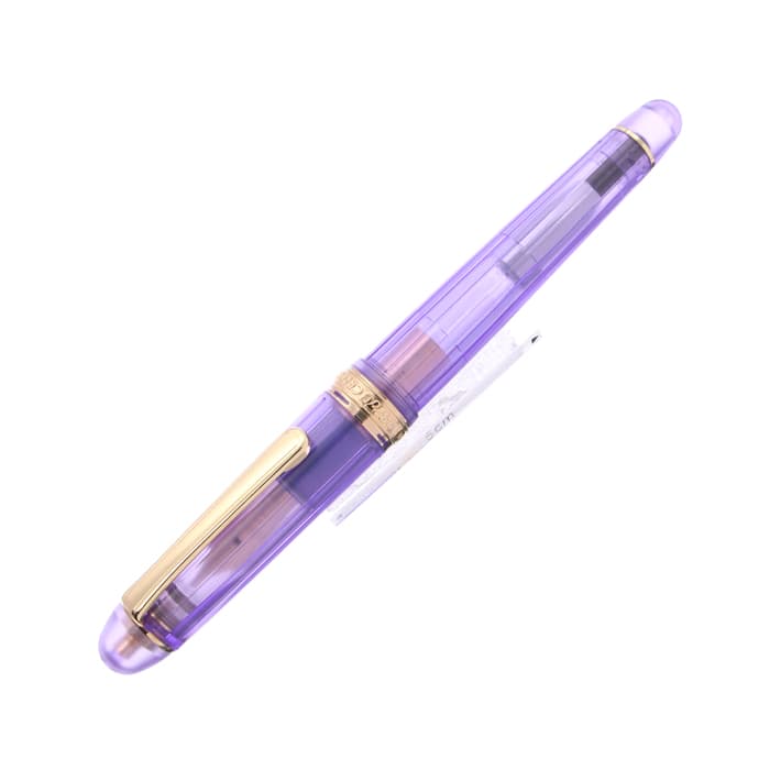 中古)PLATINUM プラチナ 万年筆 #3776 ギャザード ブラック 中字